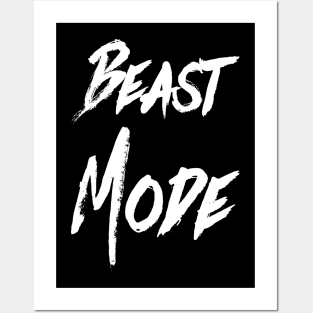 Beast Mode | Motivational Design | Inspirational Workout Shirt Posters and Art